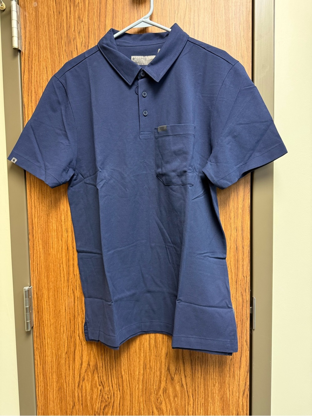 Classic Navy Pocket Polo Shirt - FIGS